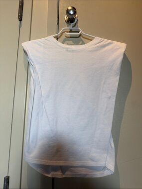 Babaton Sleeveless Top with Shoulder Pads